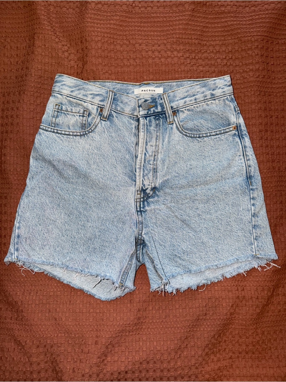 Pacsun Light Wash Denim Jort
